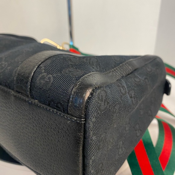 🖤GUCCI GG CANVAS BOSTON BAG BLACK🖤 - Picture 12 of 13